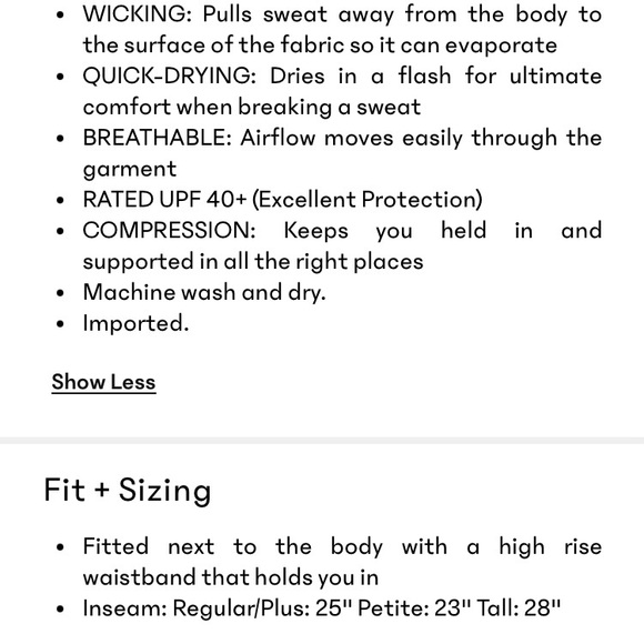 Athleta Salutation Stash Pocket II 7/8 Tights Sz S - Picture 9 of 9